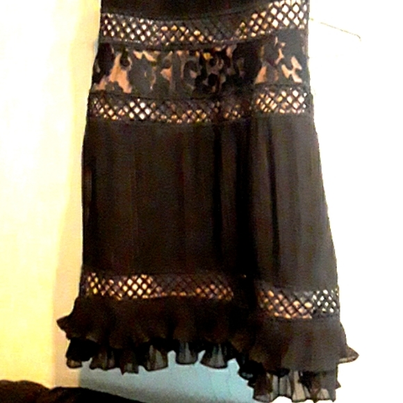 BEAUTIFUL BEAUTIFUL BLACK & BEIGE DRESS - Picture 2 of 8